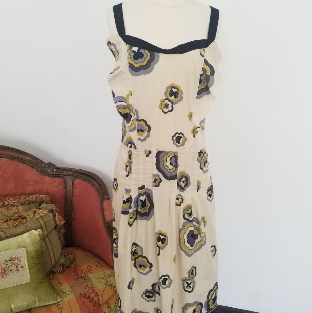miu miu floral print summer dress